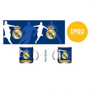 Merchandising Real Madrid Taza Estadio Vidrio Azul